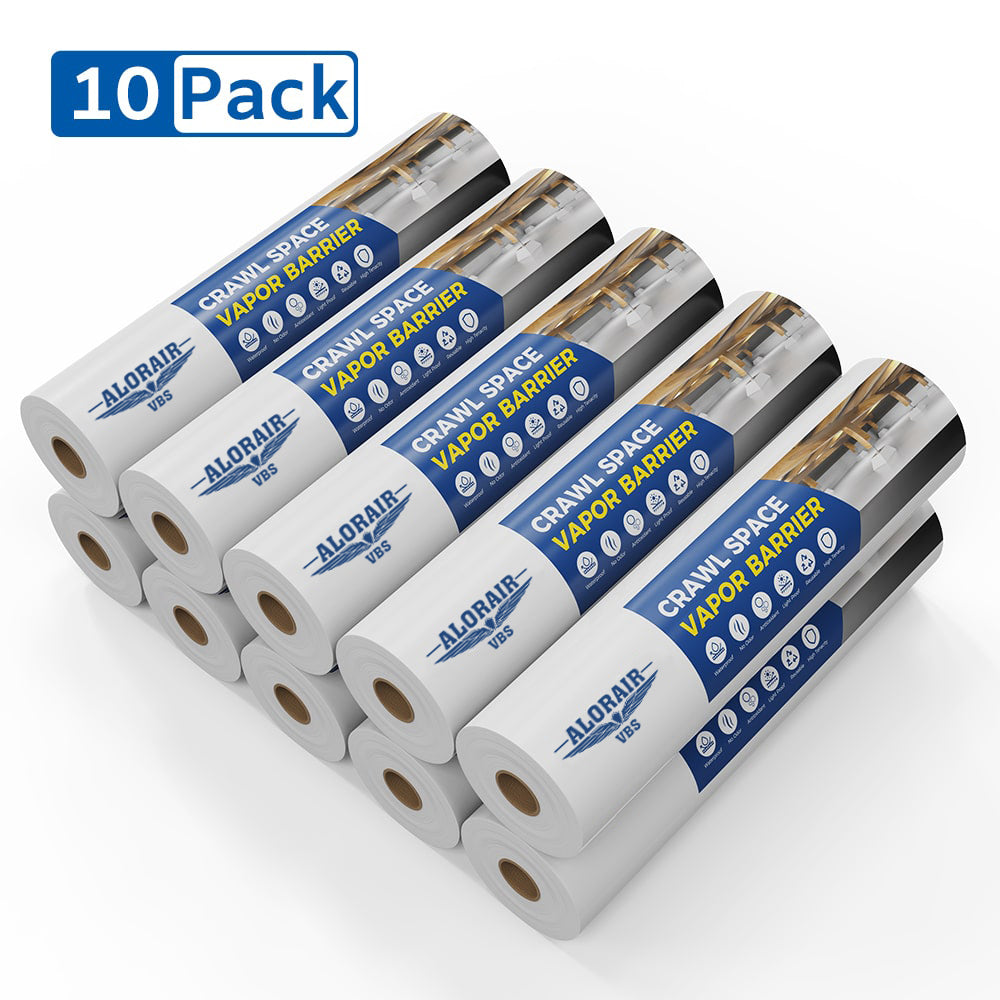 AlorairVBS Film for Use as a Moisture Barrier 12 Mil, 10' x 100' Bundles