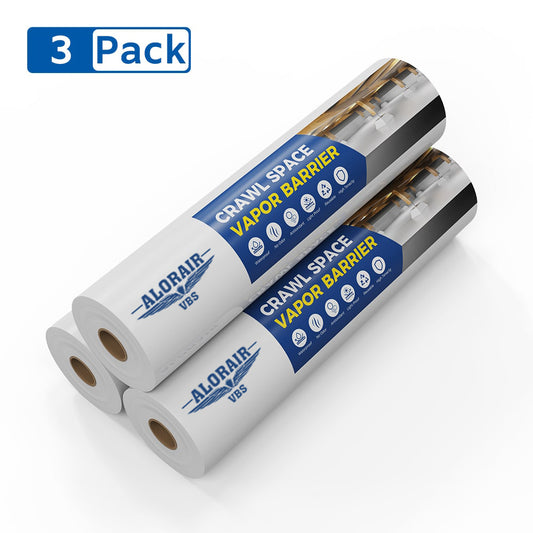 AlorairVBS Film for Use as a Moisture Barrier 12 Mil, 10' x 100' Bundles