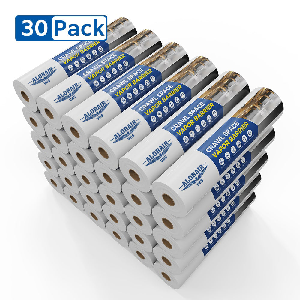 AlorAirVBS Film for Use as a Moisture Barrier 10 Mil 30-Pack