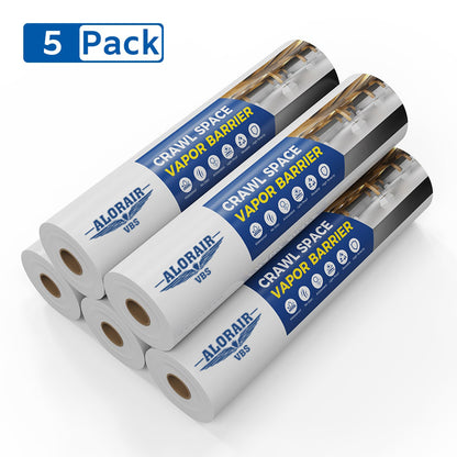 AlorairVBS Film for Use as a Moisture Barrier 12 Mil, 10' x 100' Bundles